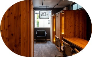 静寂なプライベートオフィススペース