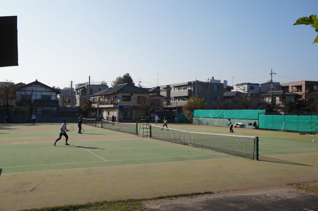 浦和総合運動場のテニスコート