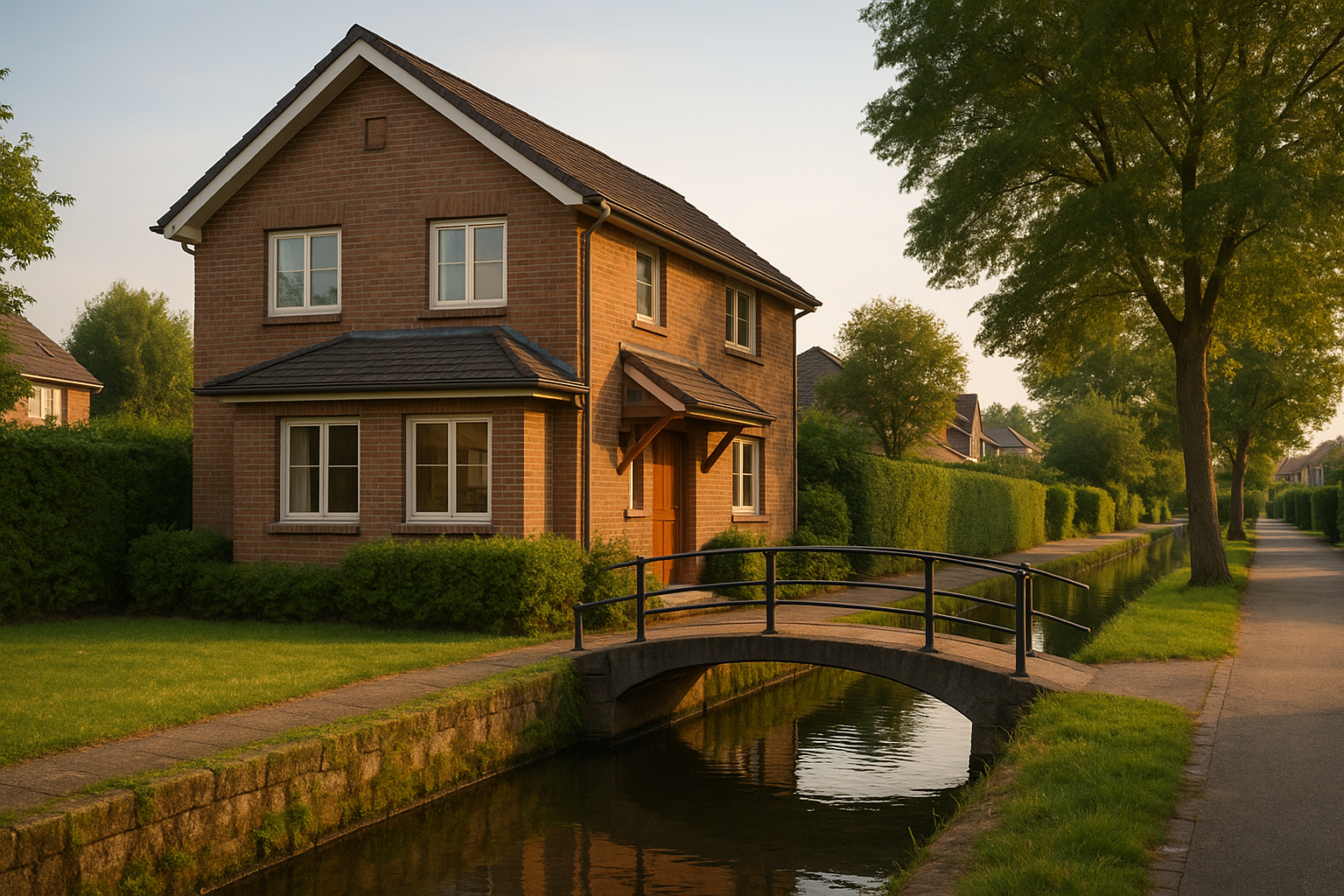 水路に面している不動産について