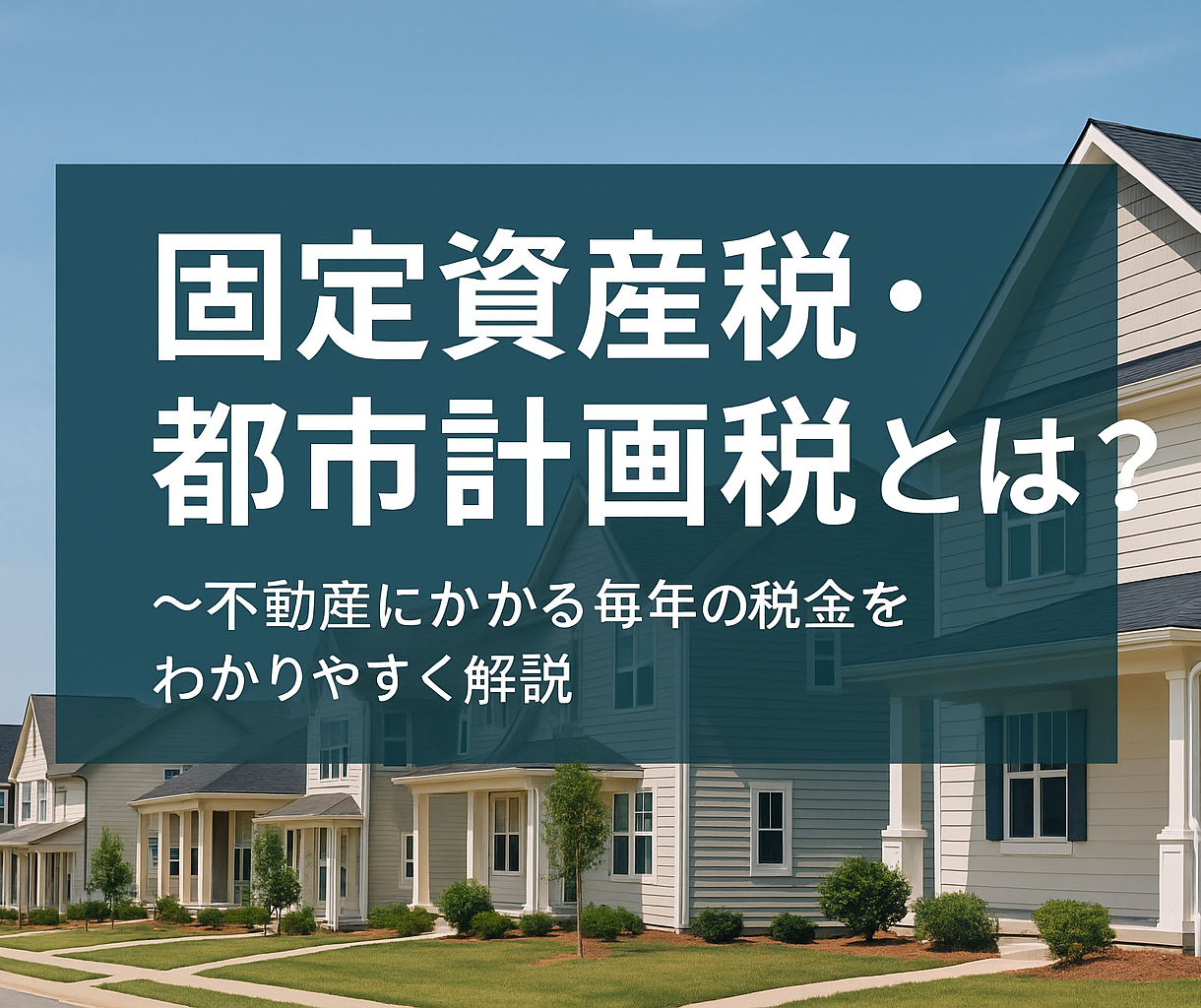 固定資産税について