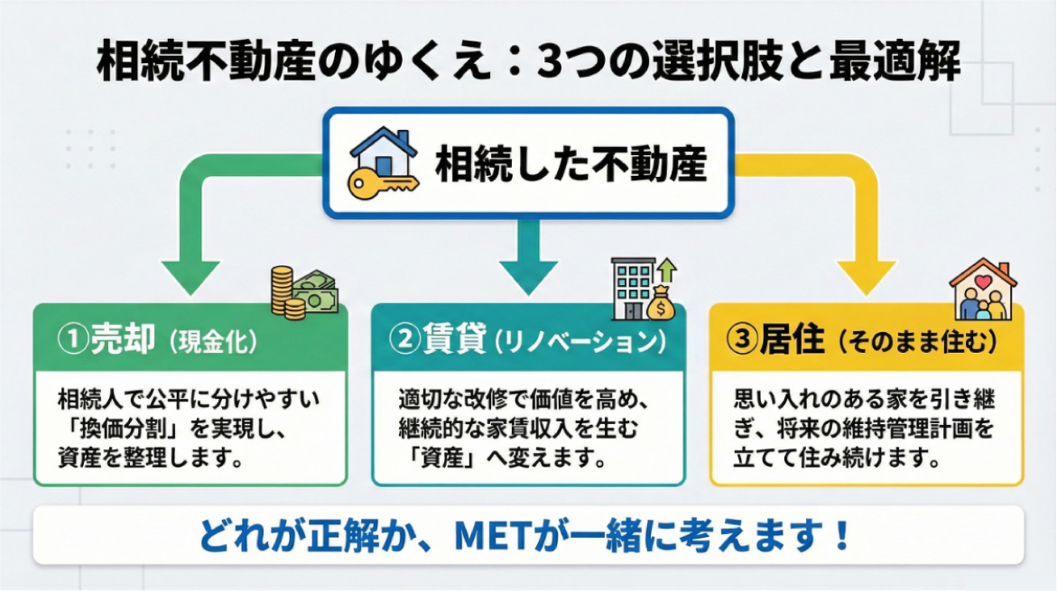 相続不動産の行方